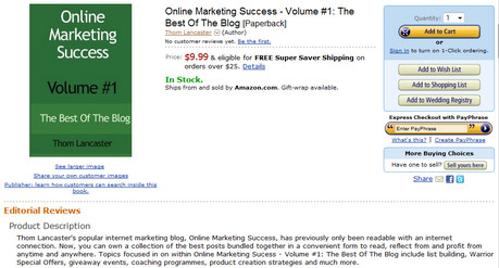 Online Marketing Success On Amazon