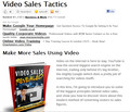 Video Sales Tactics Squidoo